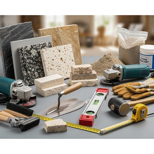 Top Tools and Materials You Need for a Professional Stone Cladding Installation